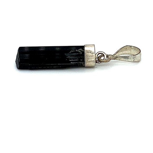 Black Tourmaline 9.35ct Silver Pendant - Picture 1 of 5